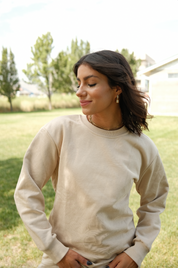 Beige Crewneck